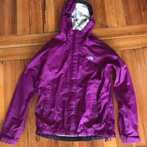 North Face purple rain jacket